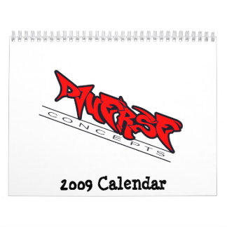 Calendario diverso del club 2009 del coche de los