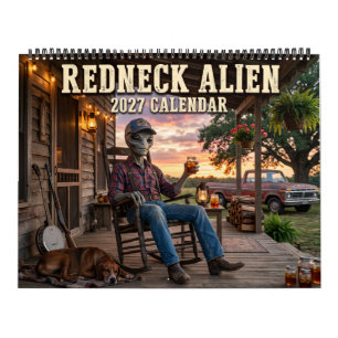 Calendario Divertido de Alien Redneck 2027