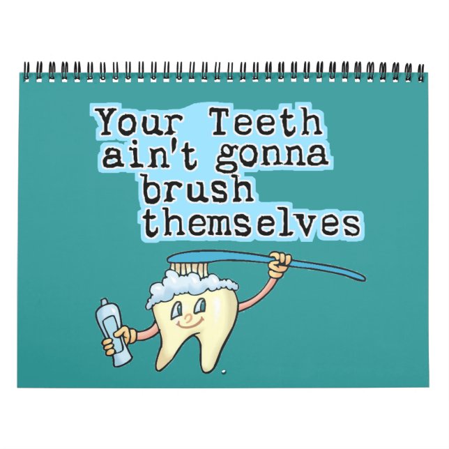 Calendario divertido de dentistas (Tapa)
