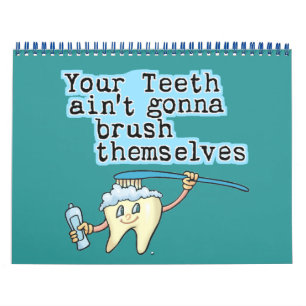 Calendario divertido de dentistas