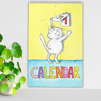 Calendario Divertido de Gatos