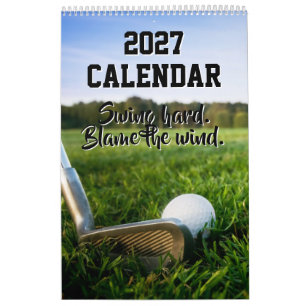 Calendario Divertido de Golf 2027 Citas Padre Entr