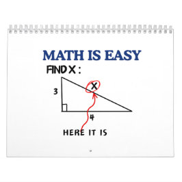 Calendario Divertido de Matemáticas Fáciles Encuen