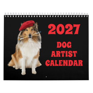 Calendario divertido de perros 2027