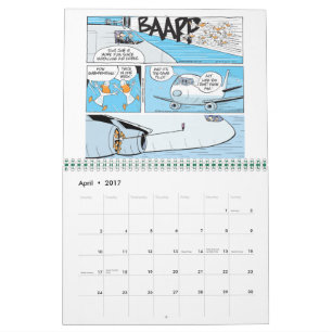 Calendario divertido de Personalizados de aviació