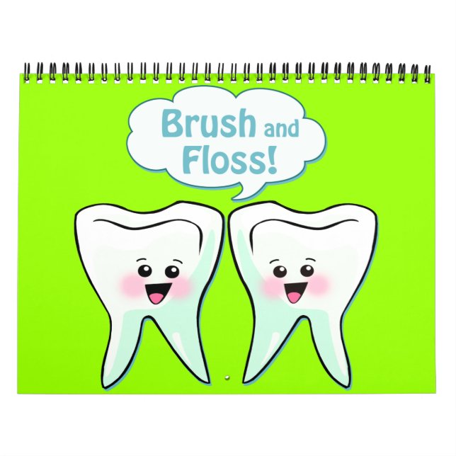 Calendario Divertido dentista higienista dental (Tapa)