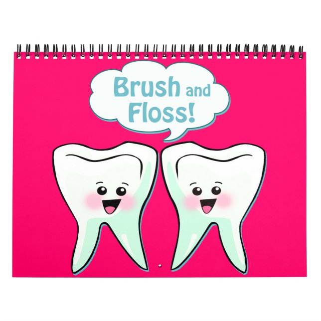 Calendario Divertido dentista higienista dental (Tapa)