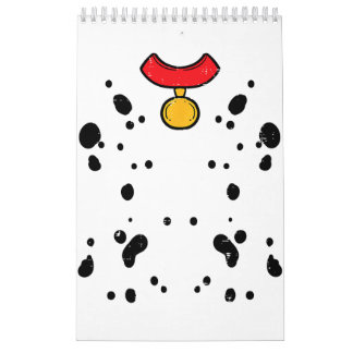 Calendario Divertido disfraz dálmata perro cachorro de Hallow