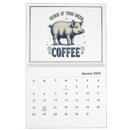 Calendario divertido inspirado en animales