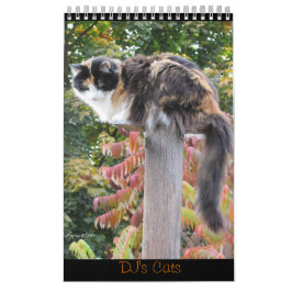 Calendario DJ's Cats One Page
