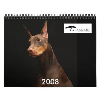 Calendario Dobermans 2008 de Bakari