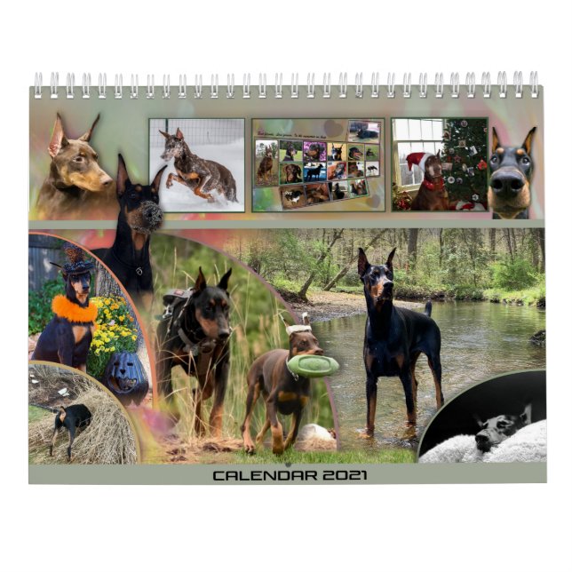 Calendario Dobermantalk 2021 (Reverso)