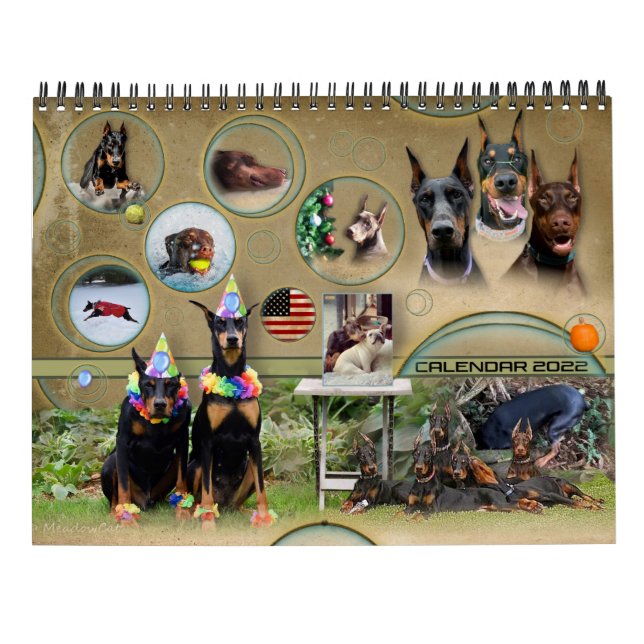 Calendario Dobermantalk 2022 (Reverso)