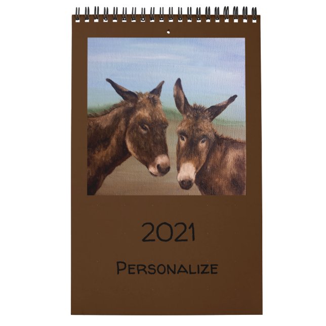 Calendario Doble burro (Tapa)