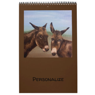 Calendario doble de burro