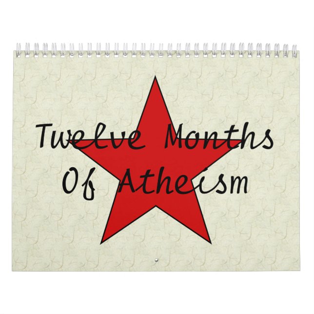 Calendario Doce Meses De Ateísmo (Tapa)