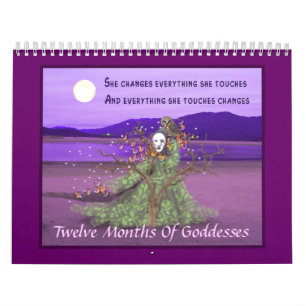 Calendario Doce meses de diosas