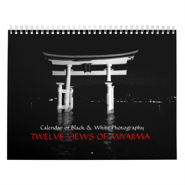 Calendario Doce vistas de Miyajima (Tapa)