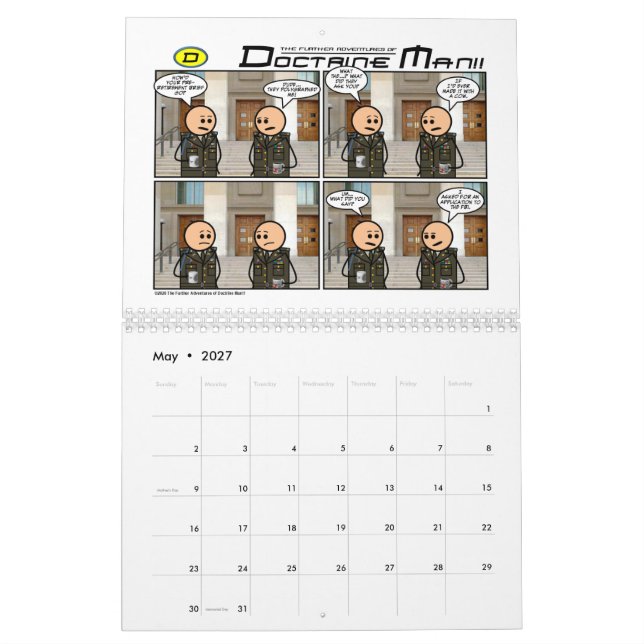 Calendario Doctrine Man 2027 (May 2027)
