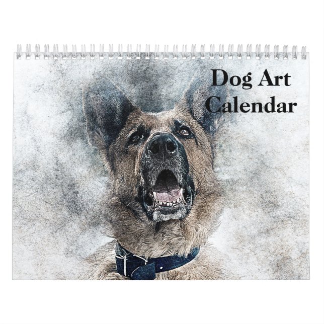 Calendario Dog Art 2025 (Tapa)