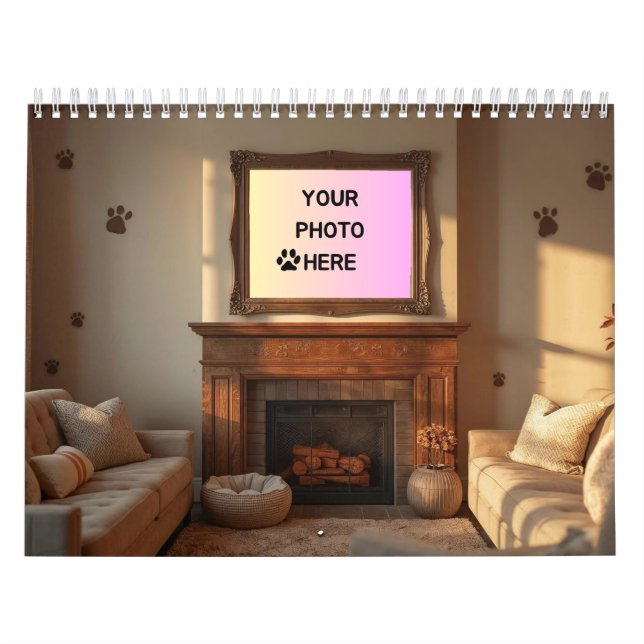 Calendario Dog Photo Custom Pet Calendar 2026 (Tapa)