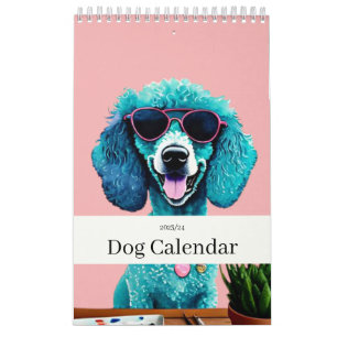 Calendario Dog Pink Girly