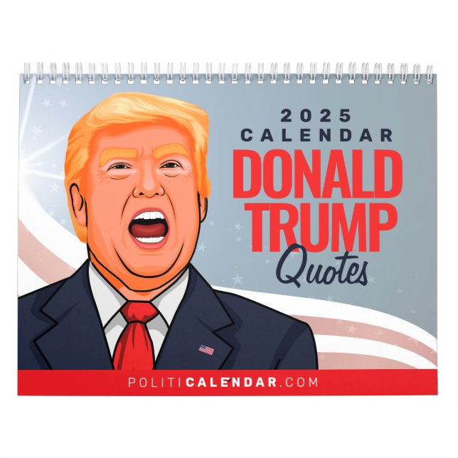 CALENDARIO DONALD TRUMP CITA 2025 (Tapa)