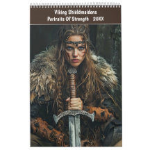 Doncellas Escudo Vikingas – Retratos de Fuerza