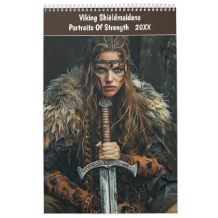 Calendario Doncellas Escudo Vikingas – Retratos de Fuerza