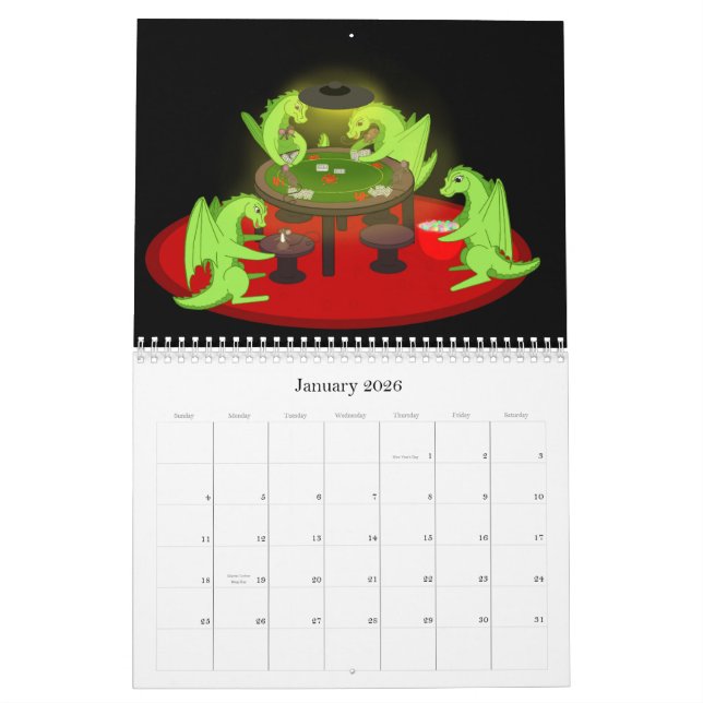 Calendario Dragon (Jan 2026)