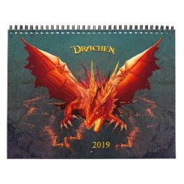 Calendario Dragón calendario, Dragon Calendar, (28cm x 22cm)