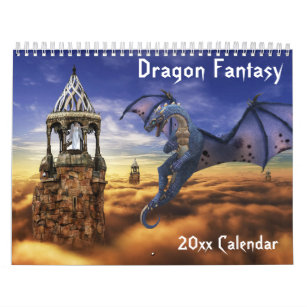 Calendario Dragon Fantasy Art elegir cualquier año