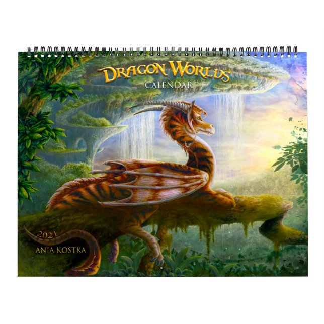 Calendario Dragon Worlds Calendar 2021 Kalender (Tapa)