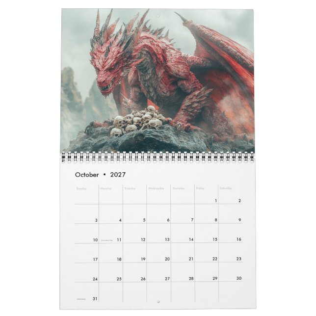 Calendario Dragones (Oct 2027)