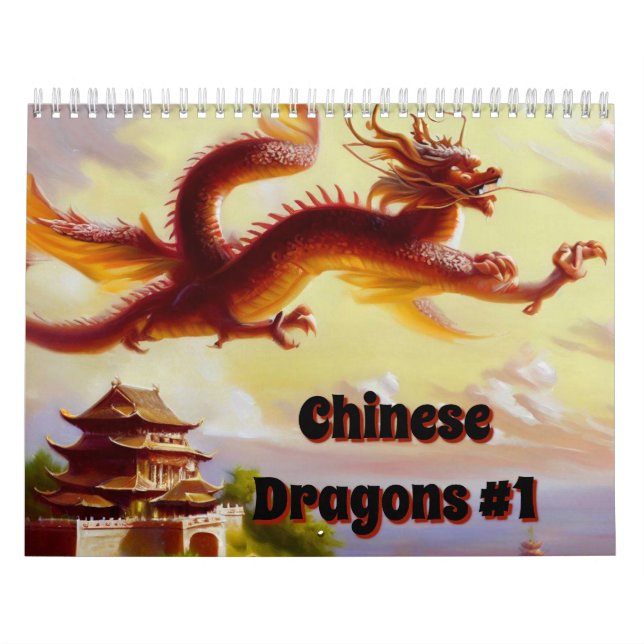 Calendario Dragones chinos #1 (Tapa)