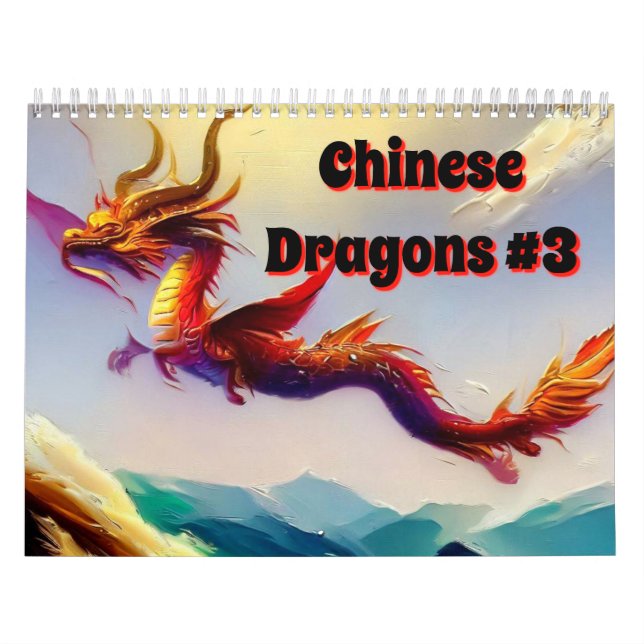 Calendario Dragones chinos #3 (Tapa)