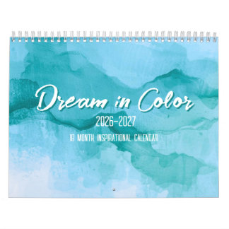 Calendario Dream in Color 18-Month Inspirational Calendar