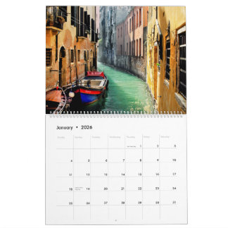 Calendario DREAM OF VENICE 2026 Calendar