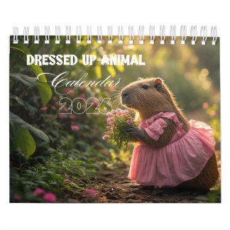 Calendario Dressed Up Animal Calendar 2026