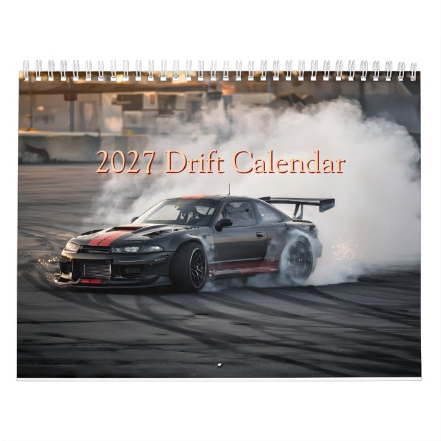 Calendario Drift Car Calendar (Tapa)
