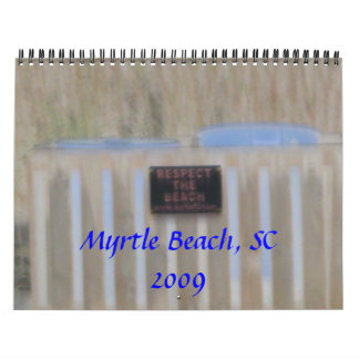 Calendario DSCI1291, Myrtle Beach, SC2009