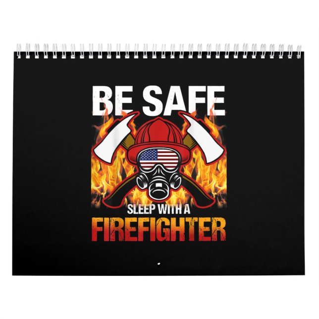 Calendario Duerme Seguro Con Un Bombero (Tapa)