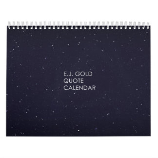 Calendario E.J. Gold Quote Calendar
