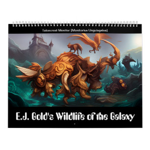 Calendario E.J. Gold's Wildlife of the Galaxy