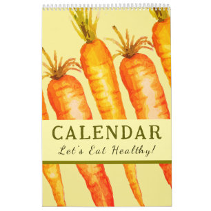 Calendario Eat Healthy Wall Art 2026 Motivational