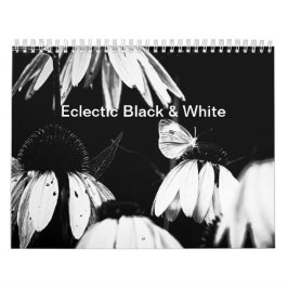 Calendario Ecléctico Blanco y Negro