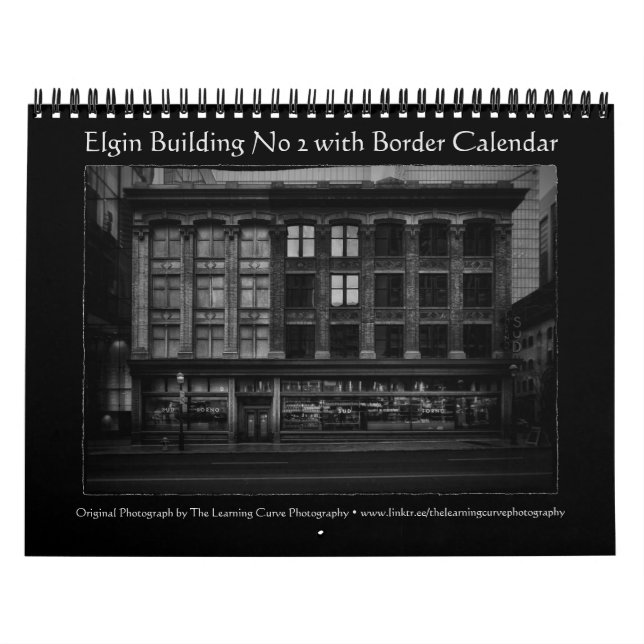Calendario Edificio Elgin número 2 con borde (Tapa)