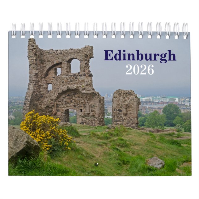 Calendario Edinburgh 2026 Calendar (Tapa)
