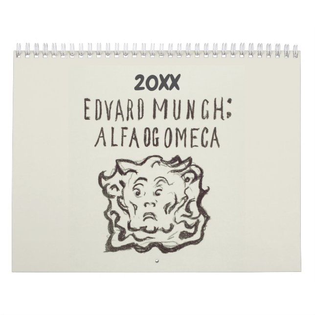 Calendario Edvard Munch Dark Depression (Tapa)