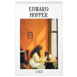 Calendario Edward Hopper Artistic Aesthetic Wall Calendar
